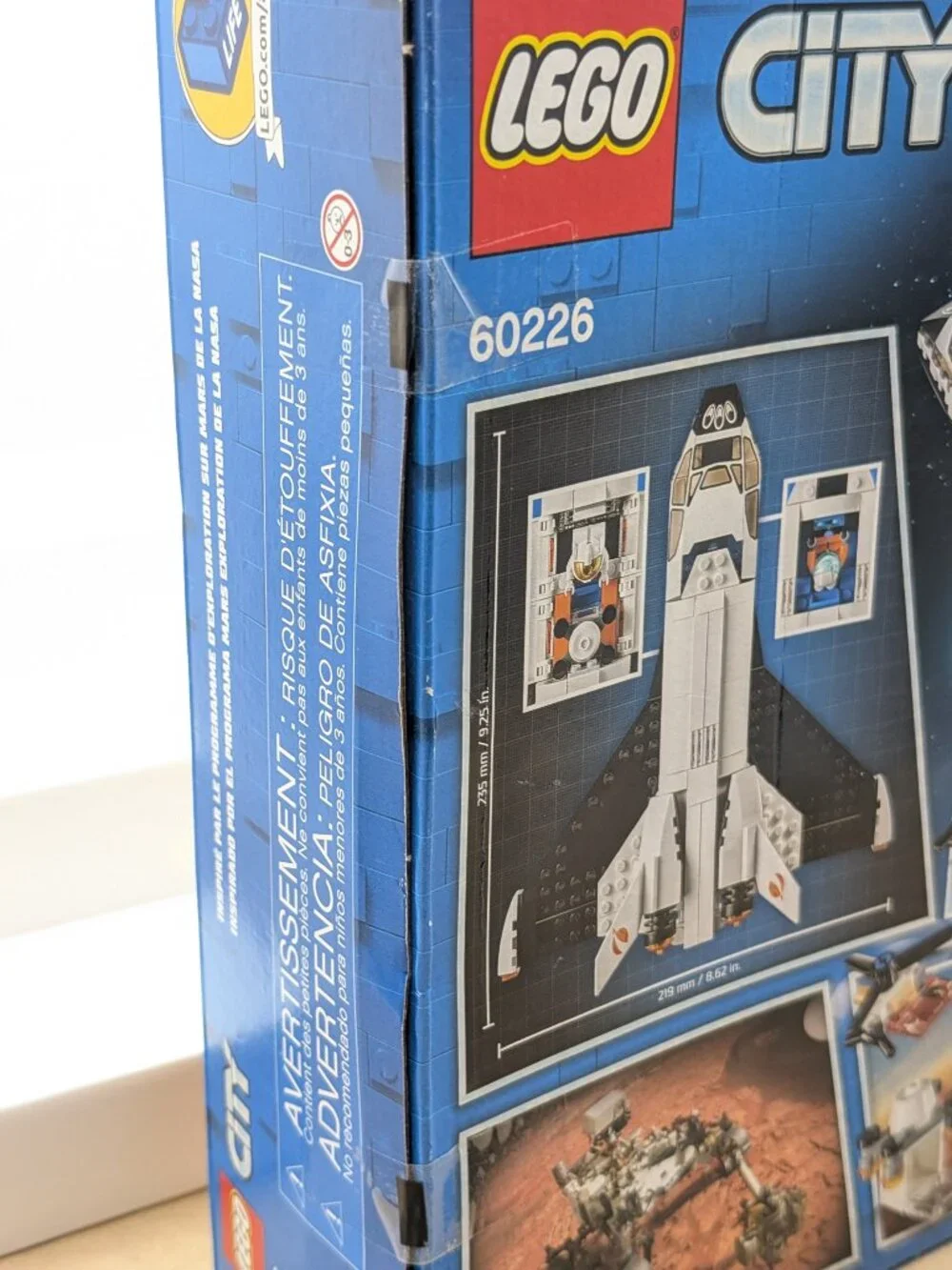 SEALED 2019 Retired LEGO 60226 City Mars Research Shuttle